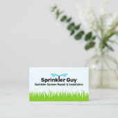 Reparatur und Installation von Sprinklern Visitenkarte (Stehend Vorderseite)