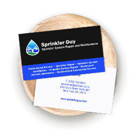 Reparatur und Installation von Sprinklern Visitenkarte