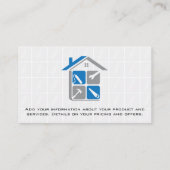 Reparatur- und Reinigungsdienste | Badezimmer Tile Visitenkarte (Rückseite)