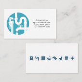 Reparatur- und Servicekarte Visitenkarte (Vorne/Hinten)