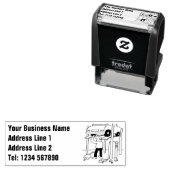 Reparatur und Wartung von Fahrzeugen Permastempel (Beispiel)