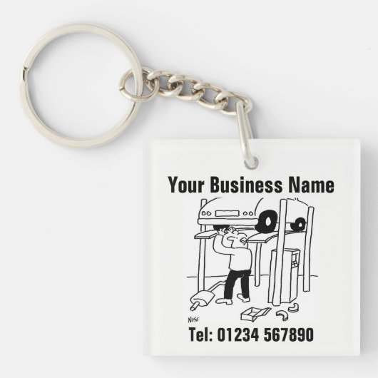 Reparatur und Wartung von Kraftfahrzeugen. Schlüsselanhänger (Vorderseite)