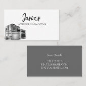 Reparatur von Ausrüstungen Visitenkarte (Vorne/Hinten)