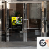 Reparatur von Auto Fensteraufkleber (Büro Tür)