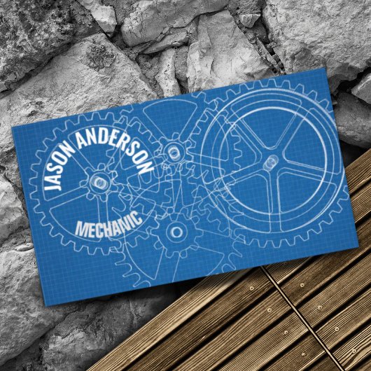 Reparatur von Auto für industrielle Maschinen Visitenkarte