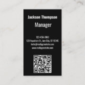 Reparatur von Auto für mobile Autos Visitenkarte (Rückseite)