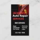 Reparatur von Auto für mobile Autos Visitenkarte (Vorderseite)