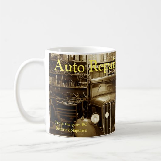 Reparatur von Auto Kaffeetasse (Links)