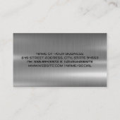 Reparatur von Auto | Mechanikschlüssel Visitenkarte (Rückseite)