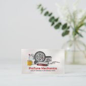 Reparatur von Auto - Mechanische Visitenkarte (Stehend Vorderseite)