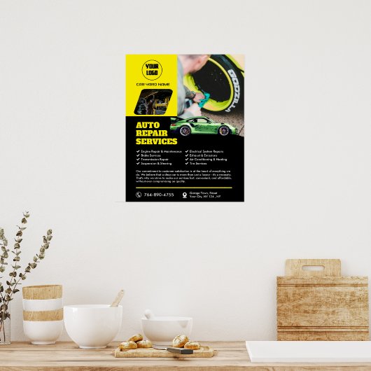 Reparatur von Auto Poster (Küche)