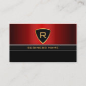 Reparatur von Auto Royal Gold Shield Red Metal Visitenkarte (Vorderseite)