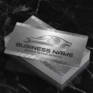 Reparatur von Auto von mobilen Maschinen und Gerät Visitenkarte