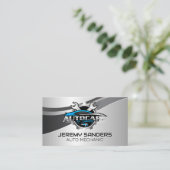 Reparatur von Auto | Wrenches Visitenkarte (Stehend Vorderseite)