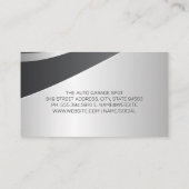 Reparatur von Auto | Wrenches Visitenkarte (Rückseite)