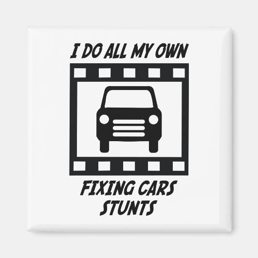 Reparatur von Autos Magnet (Vorne)