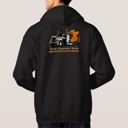 Reparatur von beruflichen LKW-Abschleppanlagen Hoodie (Rückseite)