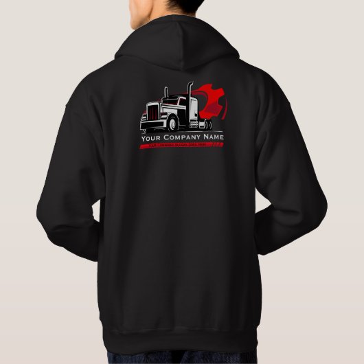 Reparatur von beruflichen LKW-Abschleppanlagen Hoodie (Rückseite)