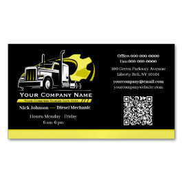 Reparatur von beruflichen LKW-Abschleppanlagen Magnetische Visitenkarte