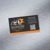 Reparatur von beruflichen LKW-Abschleppanlagen Magnetische Visitenkarte (Beispiel)