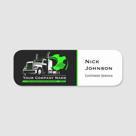 Reparatur von beruflichen LKW-Abschleppanlagen Namensschild (Vorderseite)