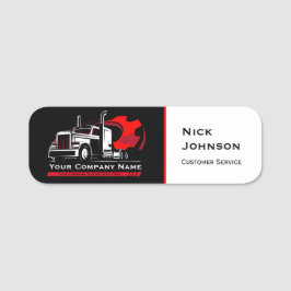 Reparatur von beruflichen LKW-Abschleppanlagen Namensschild