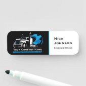 Reparatur von beruflichen LKW-Abschleppanlagen Namensschild (Beispiel)