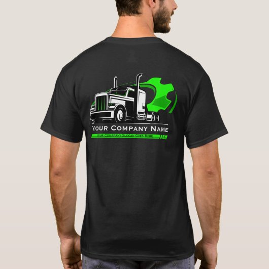 Reparatur von beruflichen LKW-Abschleppanlagen T-Shirt (Rückseite)