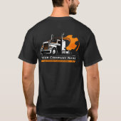 Reparatur von beruflichen LKW-Abschleppanlagen T-Shirt (Rückseite)