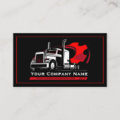 Reparatur von beruflichen LKW-Abschleppanlagen Visitenkarte (Vorderseite)