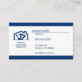 Reparatur von Blue Handyman Visitenkarte (Vorderseite)