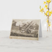 Reparatur von Captain Cooks Schiff Karte (Gelbe Blume)