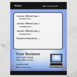 Reparatur von Computertechnikern Flyer