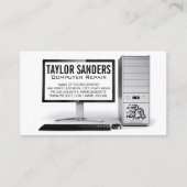 Reparatur von Computertechnikern Visitenkarte (Vorderseite)