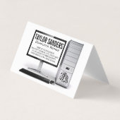 Reparatur von Computertechnikern Visitenkarten (Vorderseite)