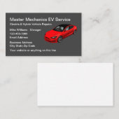 Reparatur von Elektrofahrzeugen Visitenkarte (Vorne/Hinten)