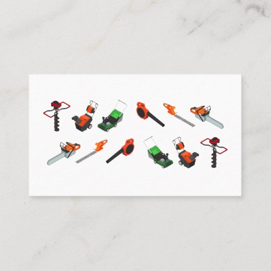 Reparatur von kleinen Motoren für kundenspezifisch Visitenkarte (Rückseite)