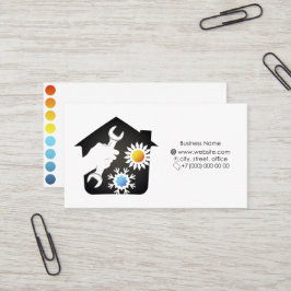 Reparatur von Klimaanlagen für Visitenkarten Visitenkarte