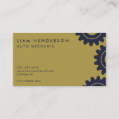 Reparatur von mobilen Visitenkarten-Auto Visitenkarte (Rückseite)