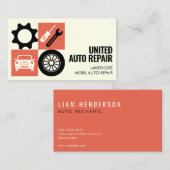 Reparatur von mobilen Visitenkarten-Auto Visitenkarte (Vorne/Hinten)