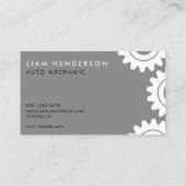 Reparatur von mobilen Visitenkarten-Auto Visitenkarte (Rückseite)