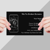 Reparatur von Mobiltelefonen und Geräten Visitenkarte