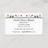 Reparatur von Motor-PCs für kleine Unternehmen Visitenkarte (Vorderseite)