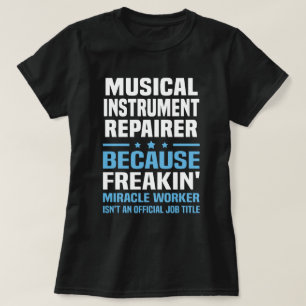 Reparatur von Musikinstrumenten T-Shirt