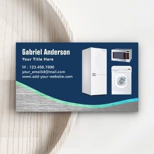 Reparatur von Navy Blue Steel Zuhause-Geräten Visitenkarte