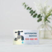 Reparatur von Notstandspolzen Visitenkarte (Stehend Vorderseite)