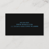 Reparatur von PC-Notebook-Visitenkarten für den Co Visitenkarte (Rückseite)