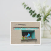 Reparatur von Schuhen Postkarte (Stehend Vorderseite)