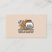 Reparatur von Zuhause-Geräten Visitenkarte (Vorderseite)