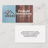 Reparatur von Zuhause--Logos | Auftragnehmer Visitenkarte (Vorne/Hinten)